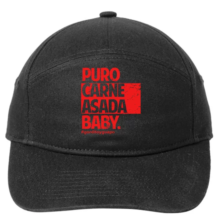 Puro Carne Asada Gorditoyguapo 7-Panel Snapback Hat