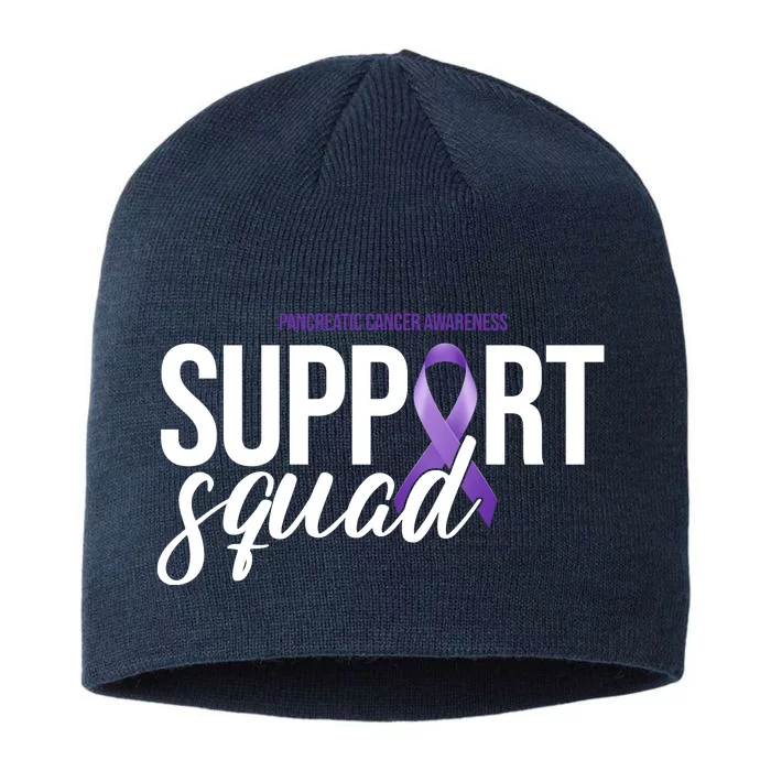 Pancreatic Cancer Awareness Support Squad 8 1/2in Sustainable Knit Beanie