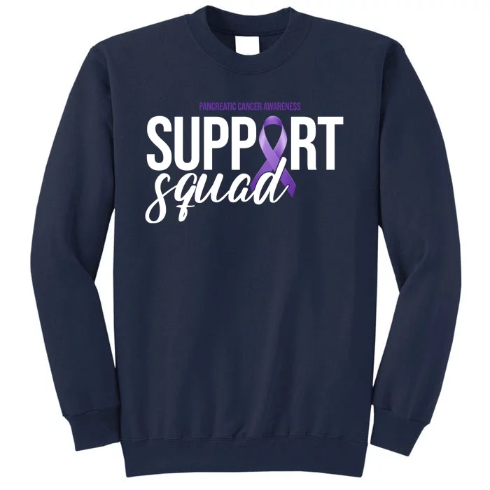 Pancreatic Cancer Awareness Support Squad Tall Sweatshirt