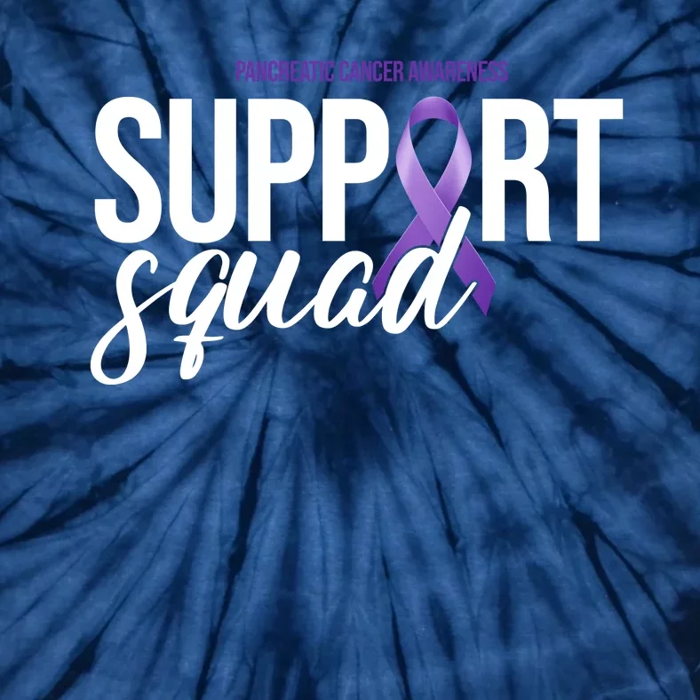 Pancreatic Cancer Awareness Support Squad Tie-Dye T-Shirt