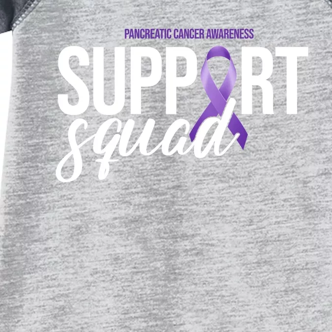 Pancreatic Cancer Awareness Support Squad Infant Baby Jersey Bodysuit