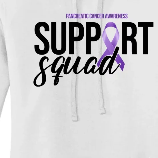 Pancreatic Cancer Awareness Support Squad Women's Pullover Hoodie