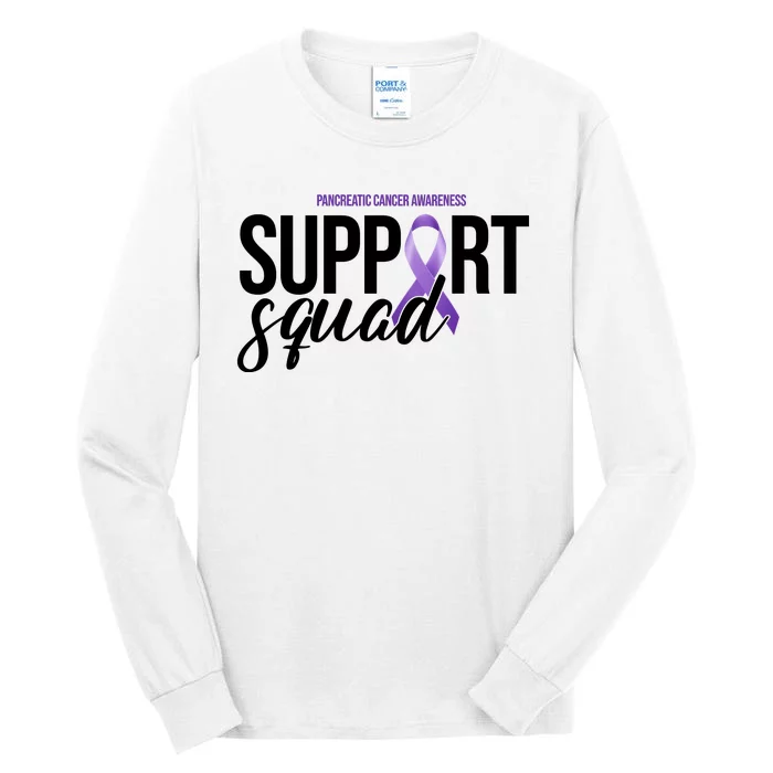 Pancreatic Cancer Awareness Support Squad Tall Long Sleeve T-Shirt