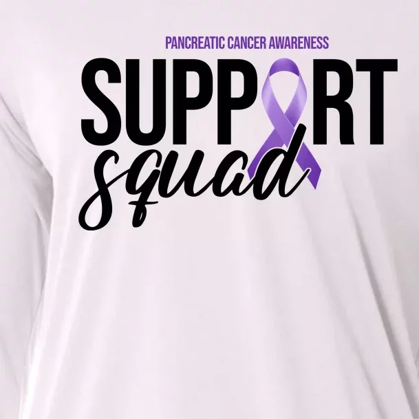 Pancreatic Cancer Awareness Support Squad Cooling Performance Long Sleeve Crew