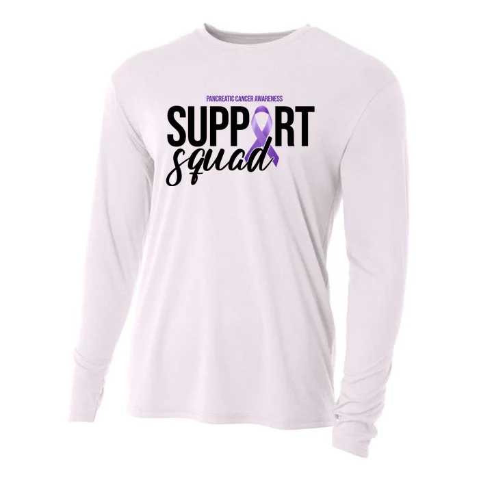 Pancreatic Cancer Awareness Support Squad Cooling Performance Long Sleeve Crew