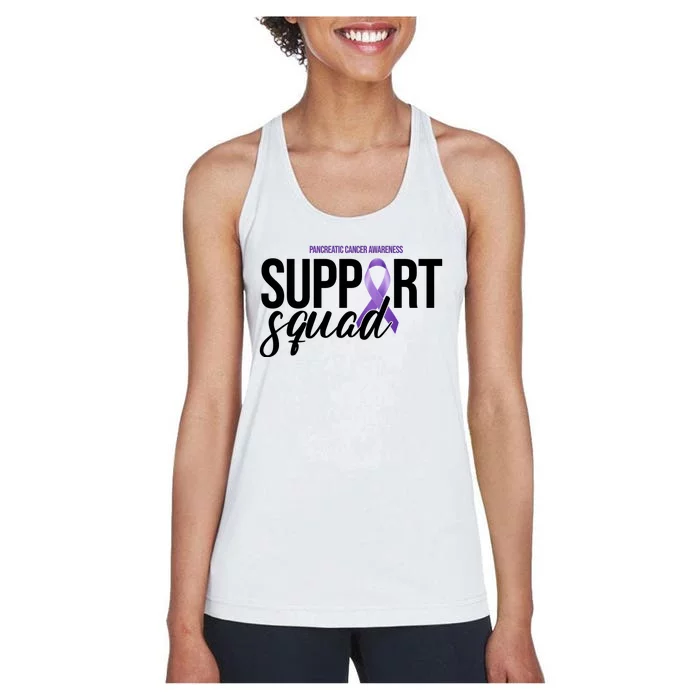 Pancreatic Cancer Awareness Support Squad Women's Racerback Tank