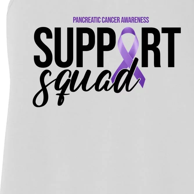 Pancreatic Cancer Awareness Support Squad Women's Racerback Tank