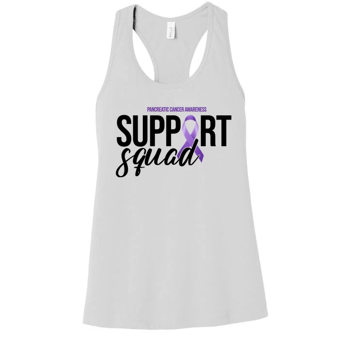 Pancreatic Cancer Awareness Support Squad Women's Racerback Tank