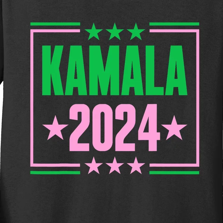 Pretty Cute Aka Kamala 2024 Kids Long Sleeve Shirt