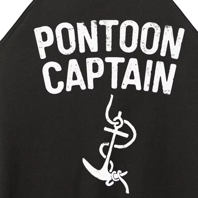 Pontoon Captain Anchor Captain Skipper Women’s Perfect Tri Rocker Tank