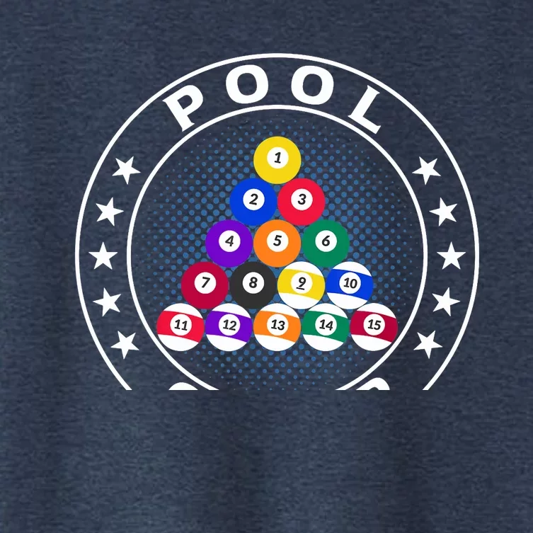 Pool Champ Billiards Pool Player Fun Women's Crop Top Tee