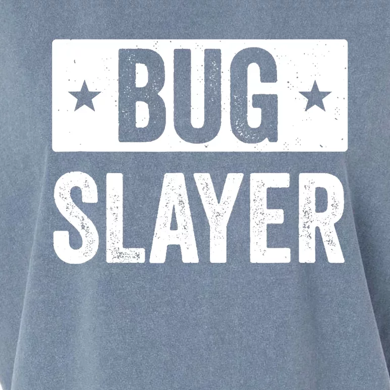 Pest Control Bug Exterminator Bug Slayer Funny Garment-Dyed Women's Muscle Tee