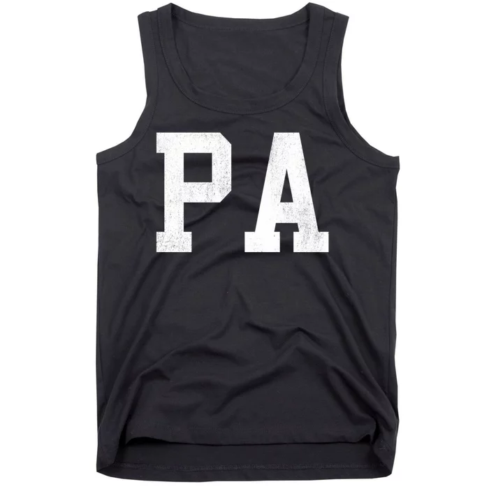 Pa Classic Bold Font FatherS Day Pa Tank Top