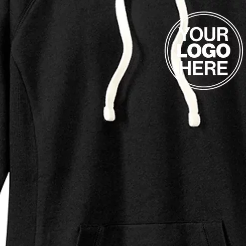 Personalized Company Business Logo Pocket Outfit Sports Team Women's Fleece Hoodie