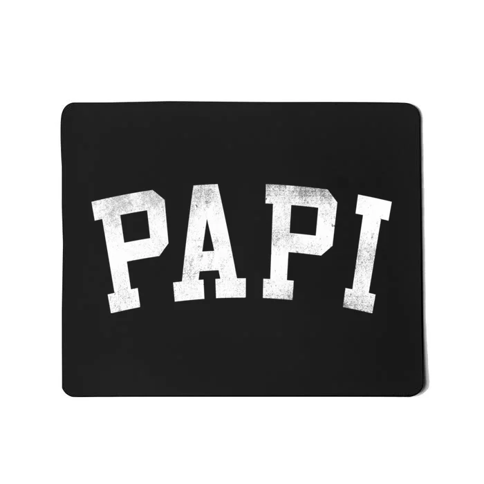 Papi Classic Bold Font FatherS Day Papi Mousepad