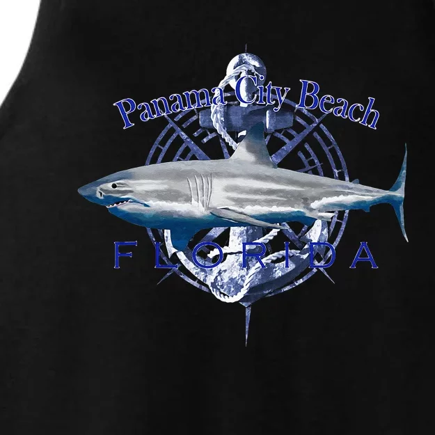 Panama City Beach Florida Nautical Sailing Boating Ladies Tri-Blend Wicking Tank