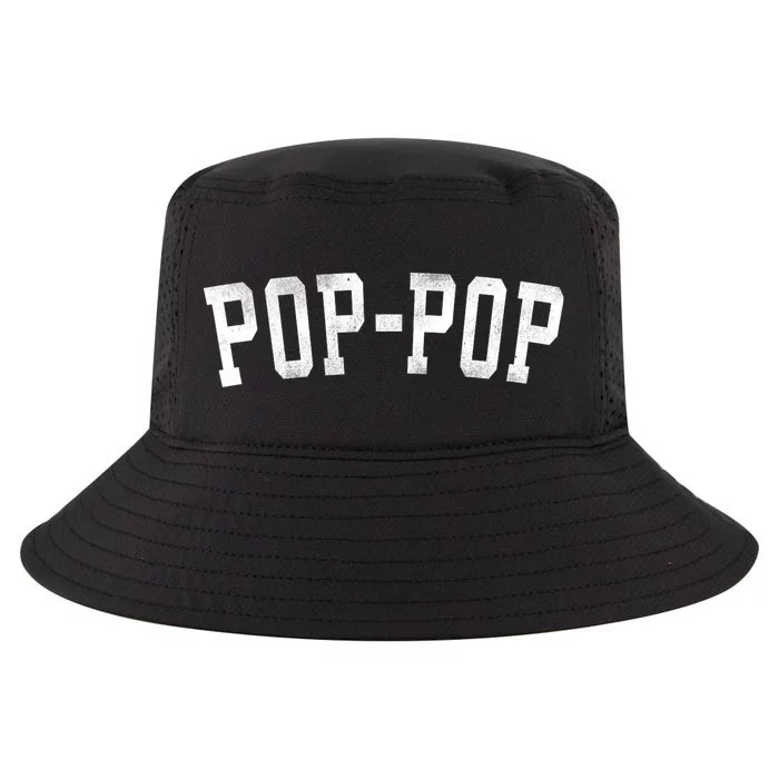 Poppop Classic Bold Font FatherS Day Poppop Cool Comfort Performance Bucket Hat