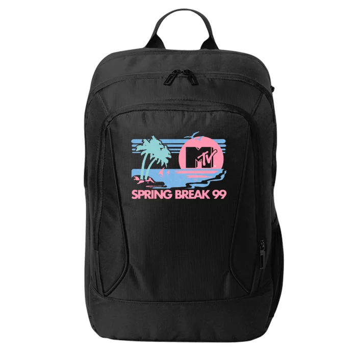 Pastel Colors Beach Spring Break City Backpack