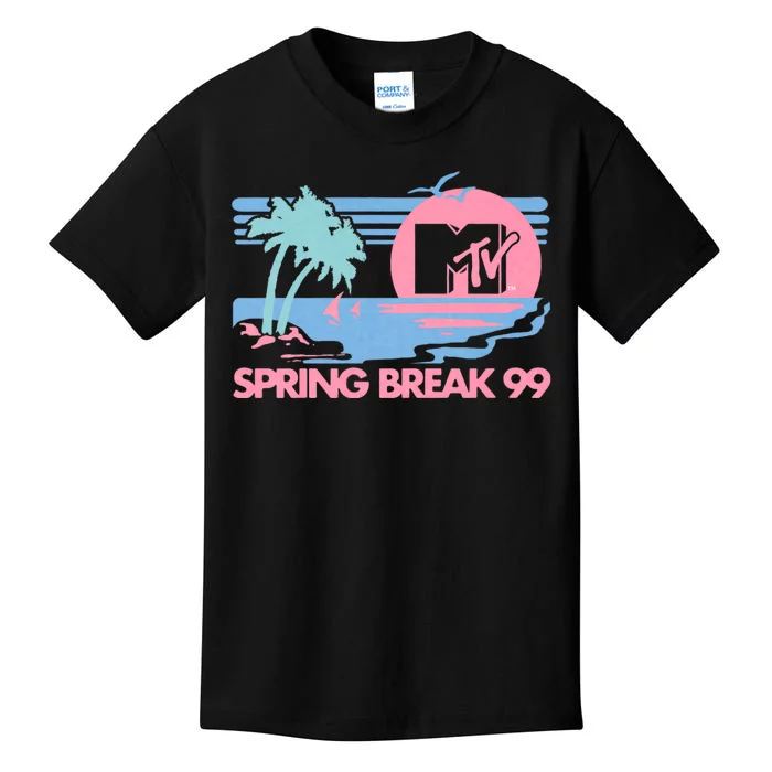 Pastel Colors Beach Spring Break Kids T-Shirt