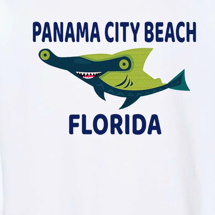 Panama City Beach Florida Shark Themed Garment-Dyed Sweatshirt