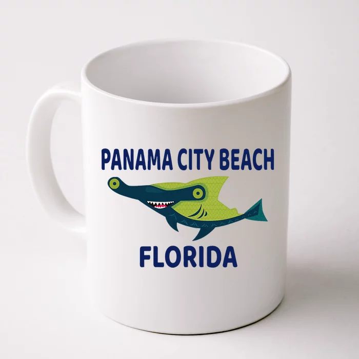 Panama City Beach Florida Shark Themed Front & Back Coffee Mug