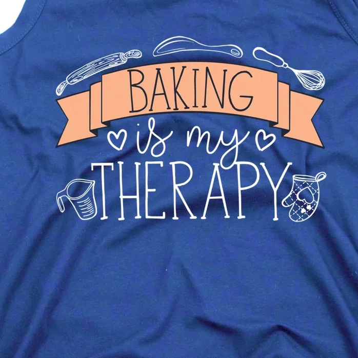 Pastry Chef Baker Baking Is My Therapy Gift Tank Top