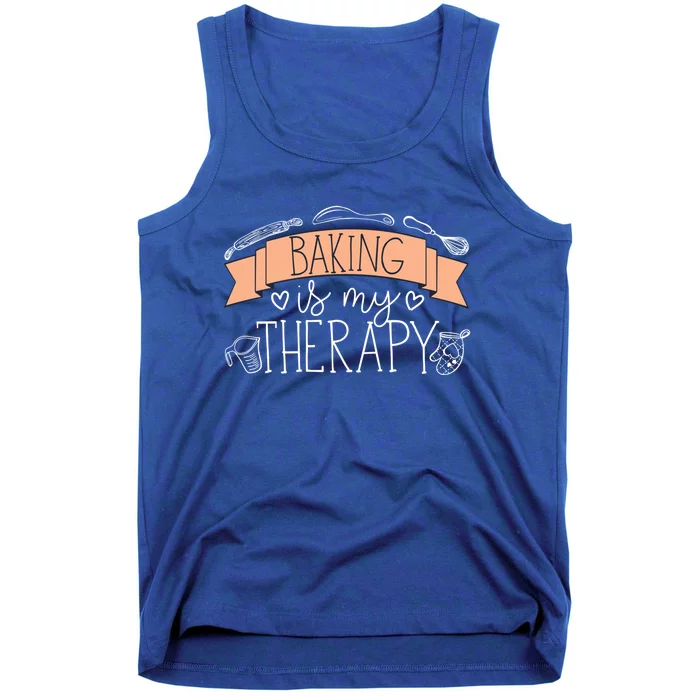 Pastry Chef Baker Baking Is My Therapy Gift Tank Top