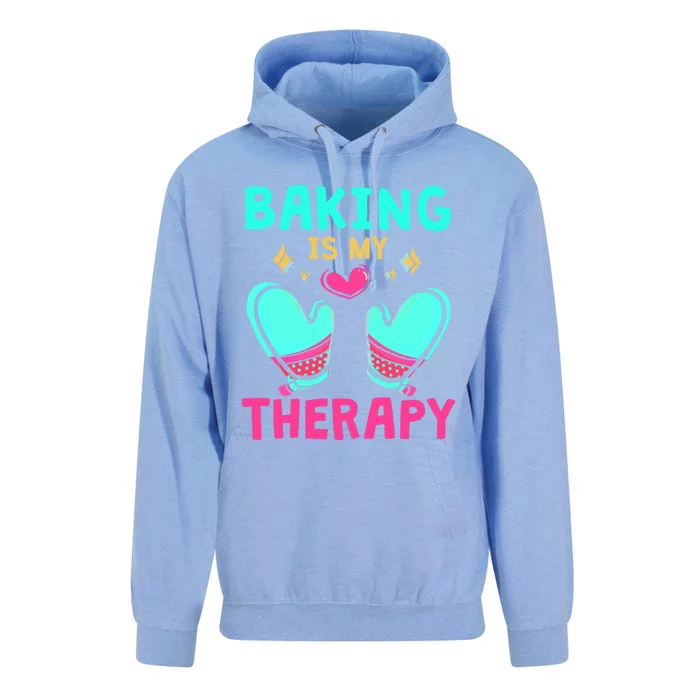 Pastry Chef Baker Baking Is My Therapy Gift Unisex Surf Hoodie