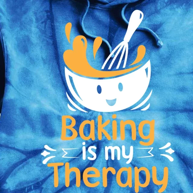 Pastry Chef Baker Baking Is My Therapy Gift Tie Dye Hoodie