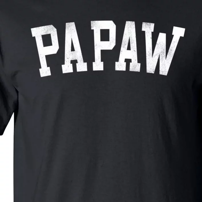 Papaw Classic Bold Font FatherS Day Papaw Tall T-Shirt