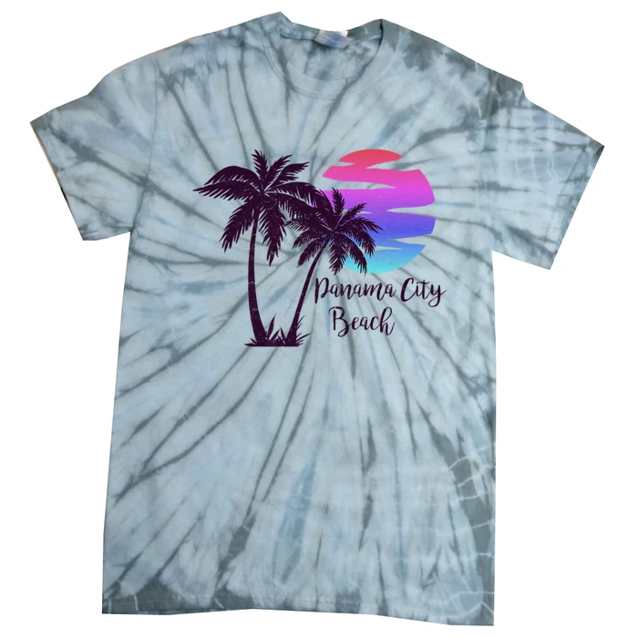 PANAMA CITY BEACH Florida Spring Break Vacation Honeymoon Premium Tie-Dye T-Shirt