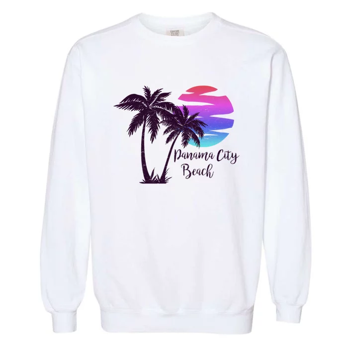 PANAMA CITY BEACH Florida Spring Break Vacation Honeymoon Premium Garment-Dyed Sweatshirt