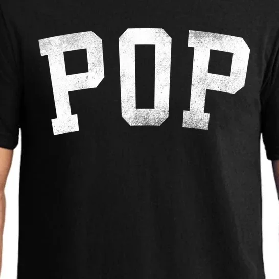 Pop Classic Bold Font FatherS Day Pop Pajama Set