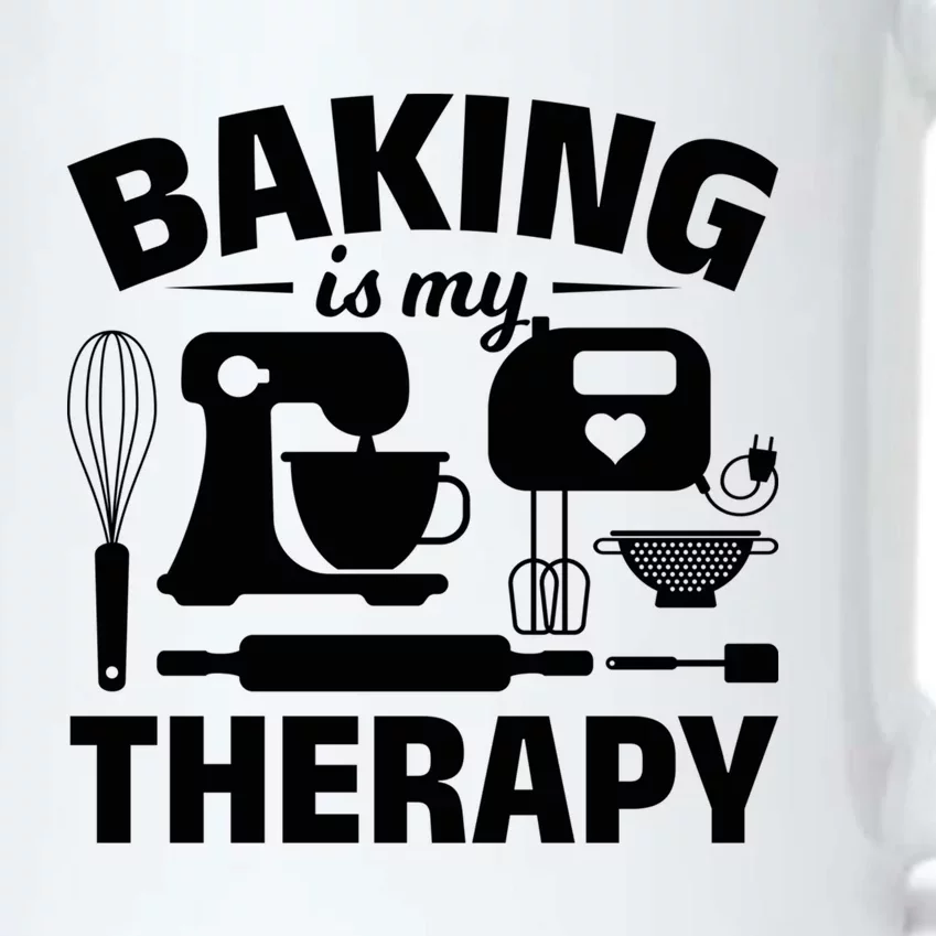 Pastry Chefs Baking Is My Therapy Cupcake Bakers Cake Bakers Meaningful Gift Black Color Changing Mug