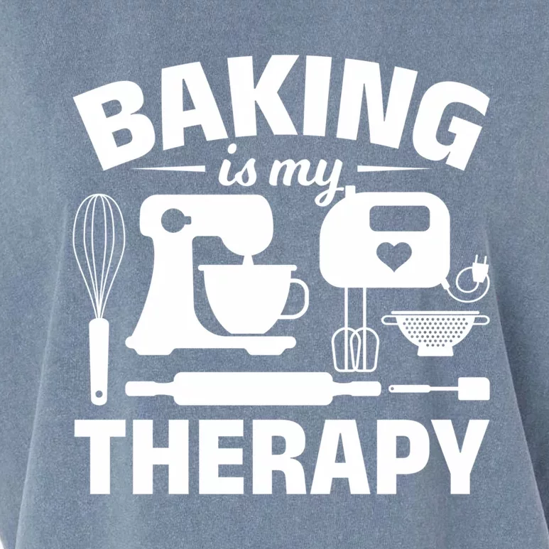 Pastry Chefs Baking Is My Therapy Cupcake Bakers Cake Bakers Meaningful Gift Garment-Dyed Women's Muscle Tee