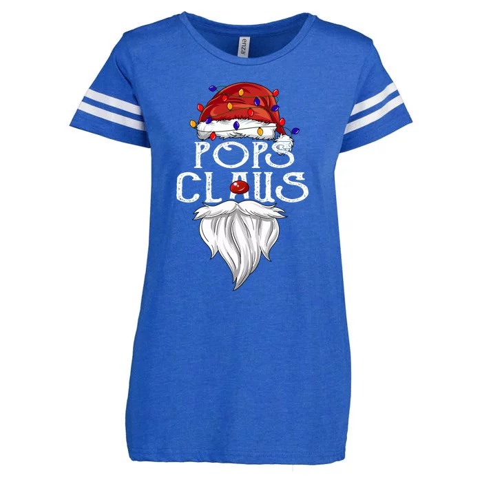 Pops Claus Beard Pops Claus Christmas Meaningful Gift Enza Ladies Jersey Football T-Shirt