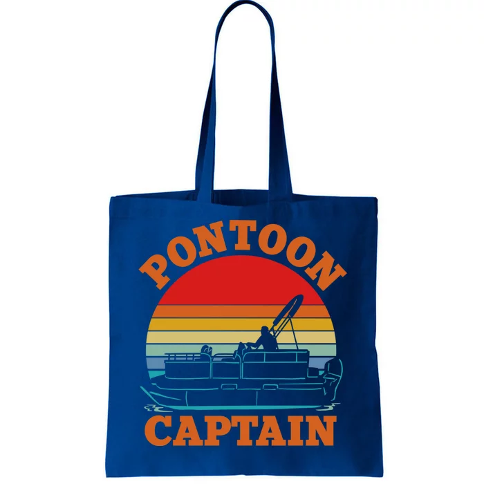 Pontoon Captain Boat Boating Gift Tote Bag