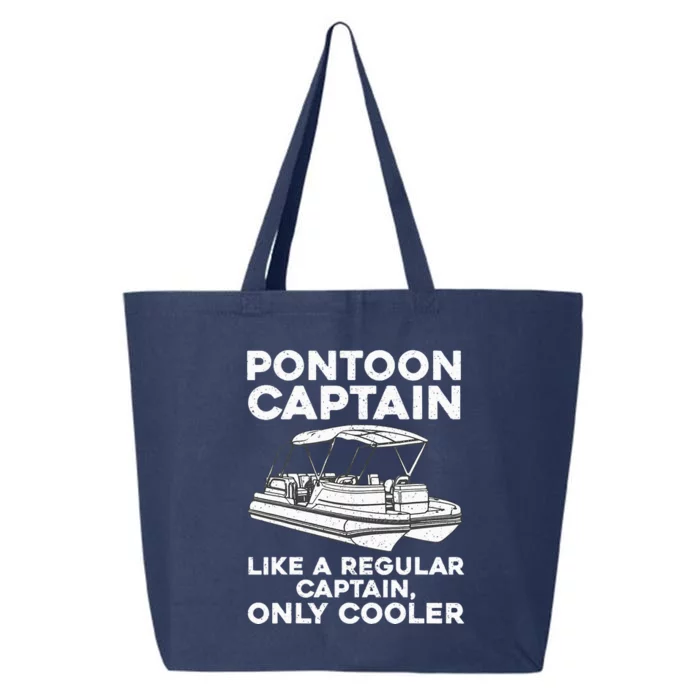 Pontoon Captain Boat Owner 25L Jumbo Tote