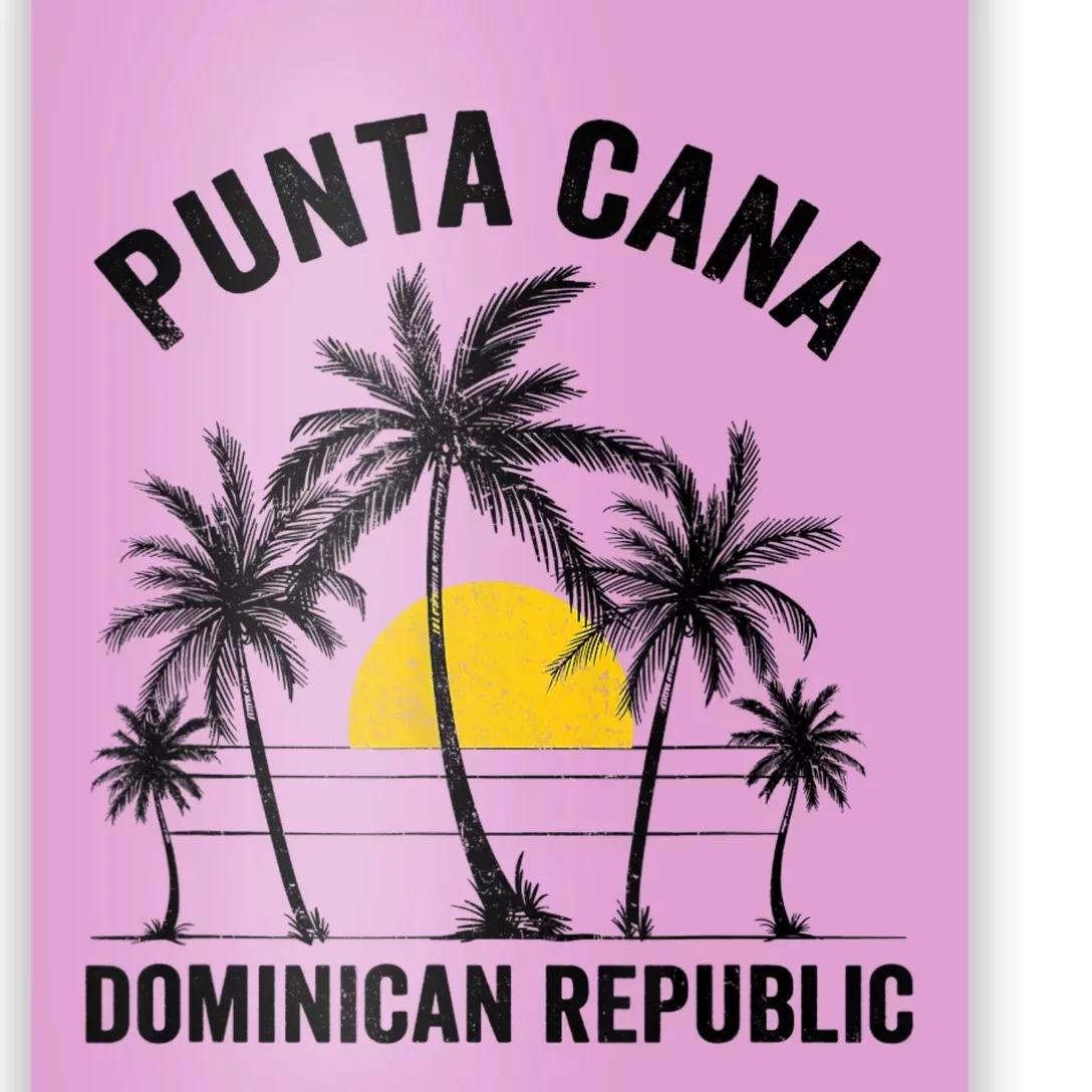 Punta Cana Beach Souvenir RD Dominican Republic 2022 Poster