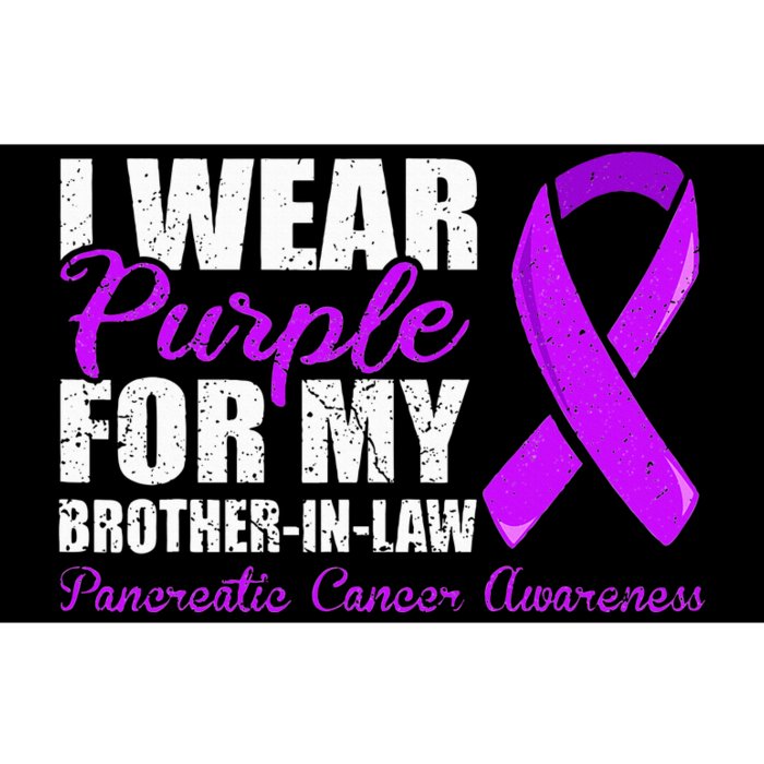 Pancreatic Cancer Brother In Law Pancreatic Cancer Bumper Sticker