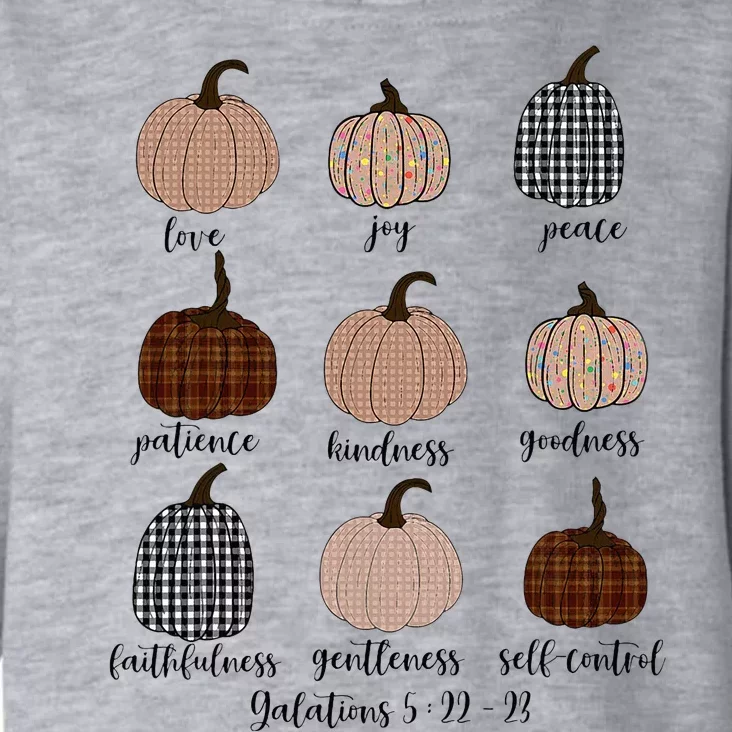 Pumpkins Christian Bible Verse Halloween Autumn Thanksgiving Toddler Hoodie