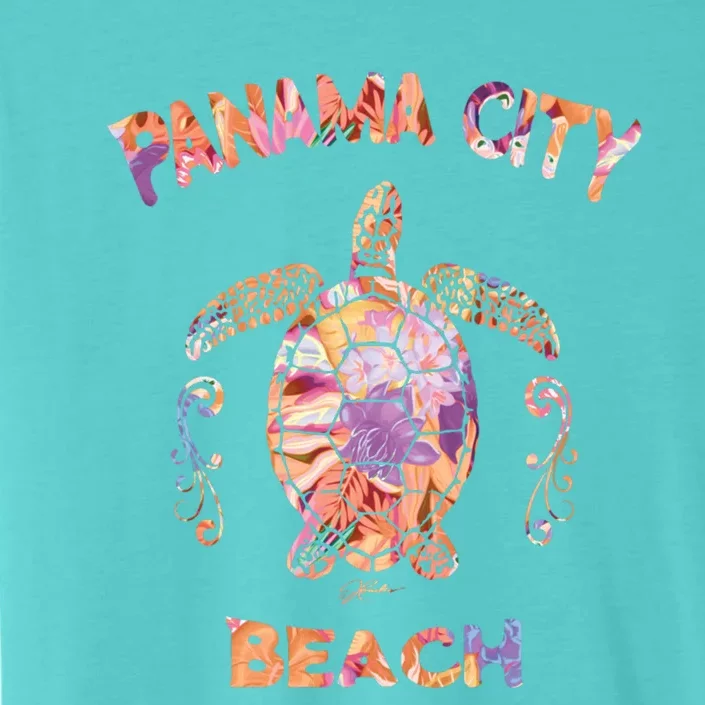 Panama City Beach Florida Sea Turtle Gift ChromaSoft Performance T-Shirt