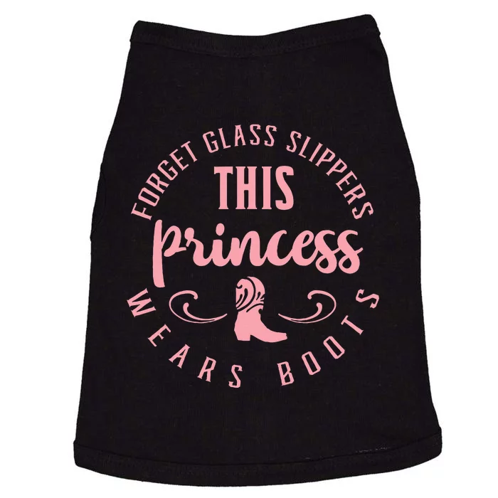 Princess Cowboy Boots Western Cowgirl Doggie Tank