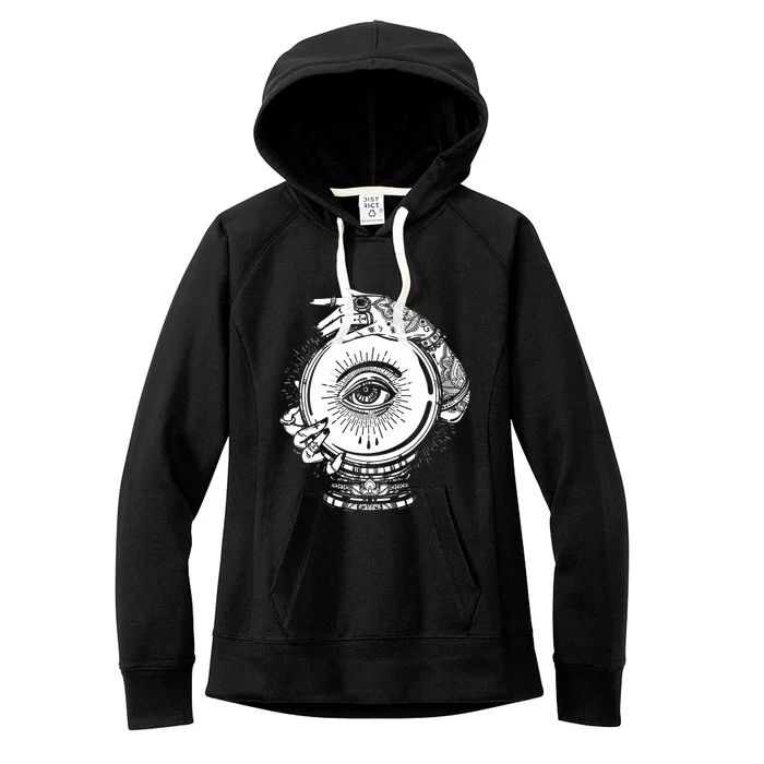 Psychic Crystal Ball Women's Fleece Hoodie