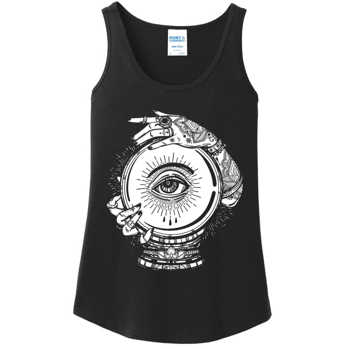 Psychic Crystal Ball Ladies Essential Tank