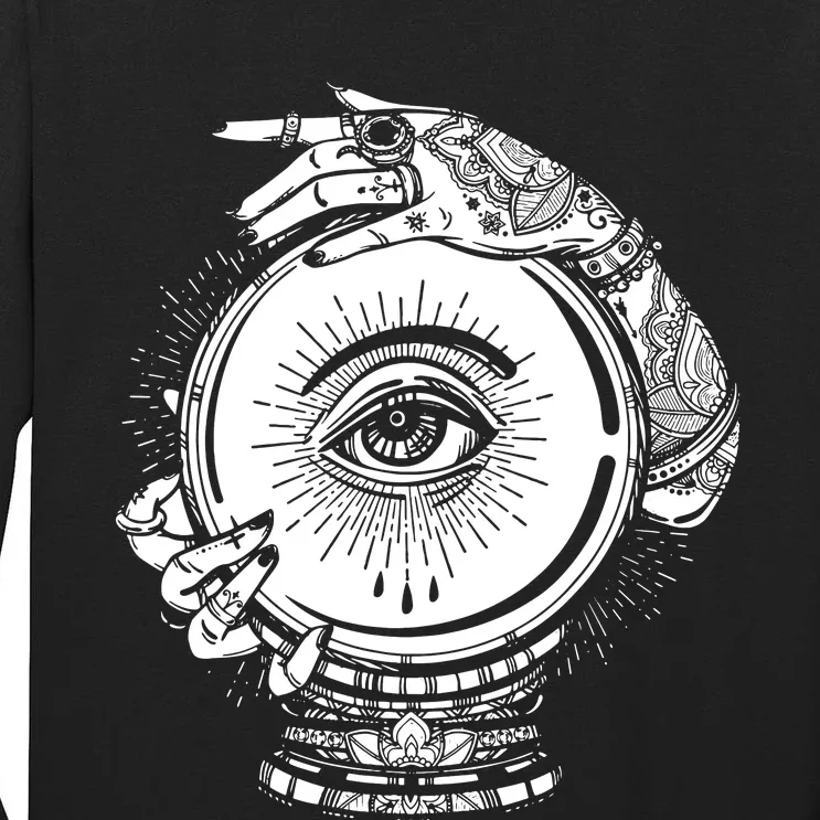 Psychic Crystal Ball Tall Long Sleeve T-Shirt