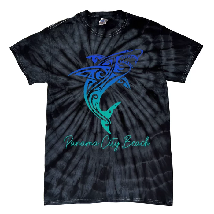 Panama City Beach FL Shark Scuba Diving Surfer Florida Surf Tie-Dye T-Shirt