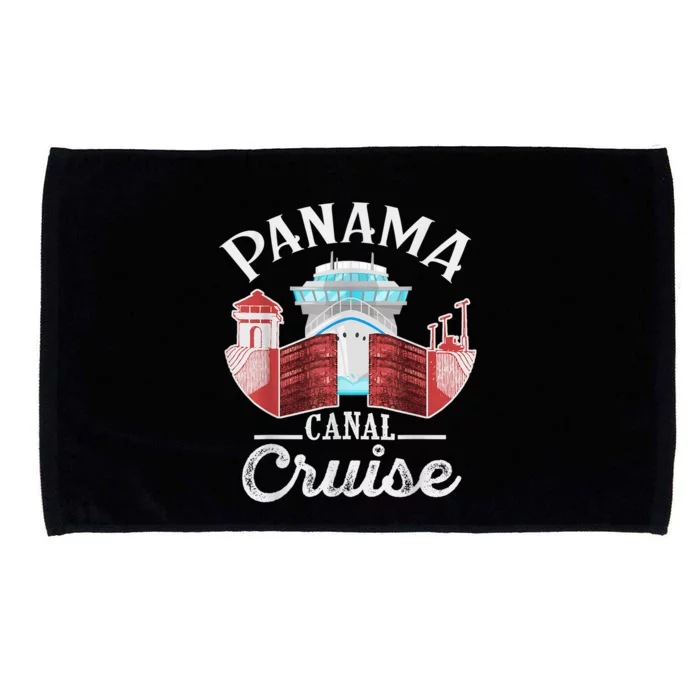 Panama Canal Cruise Funny Matching Gift Cruising Family Microfiber Hand Towel