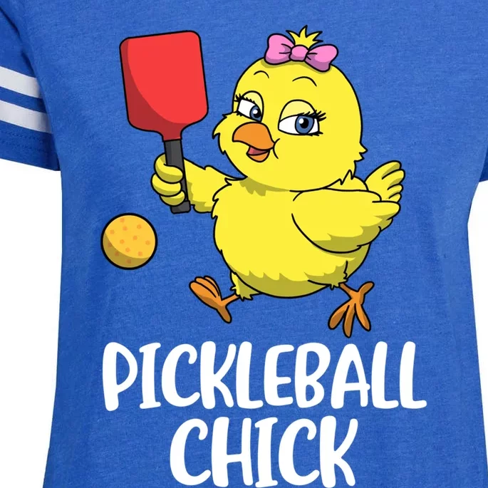 Pickleball Chick Cute Gift Enza Ladies Jersey Football T-Shirt