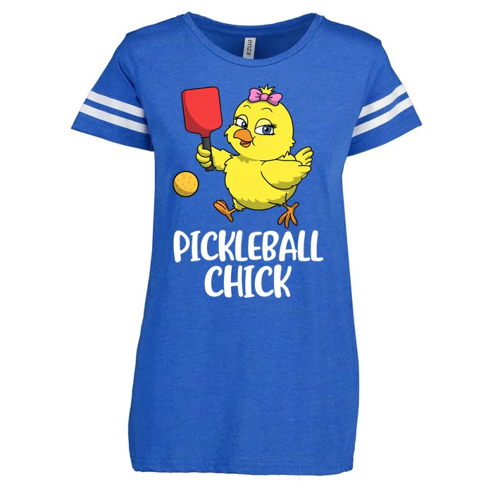 Pickleball Chick Cute Gift Enza Ladies Jersey Football T-Shirt